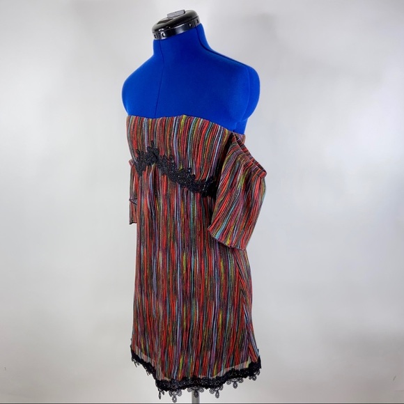 House of Harlow Sofia Mini Off the Shoulder Dress - Picture 7 of 10